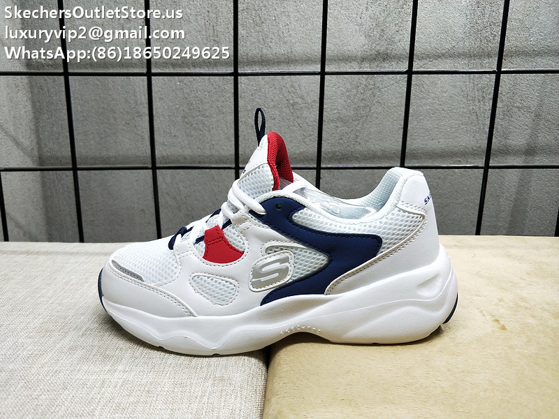 Skechers D'Lites Unisex Sneakers White Blue 35-44